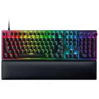 Razer Huntsman V2 Full Backlit Mechanical Clicky Purple Optical Ergonomic Gaming Keyboard