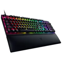 Razer Huntsman V2 Full Backlit Mechanical Clicky Purple Optical Ergonomic Gaming Keyboard