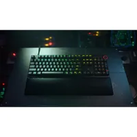 Razer Huntsman V2 Full Backlit Mechanical Clicky Purple Optical Ergonomic Gaming Keyboard