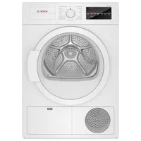 Bosch 300 Series 4.0 Cu. Ft. Electric Condenser Dryer (WTG86403UC) - White - Open Box - Scratch & Dent