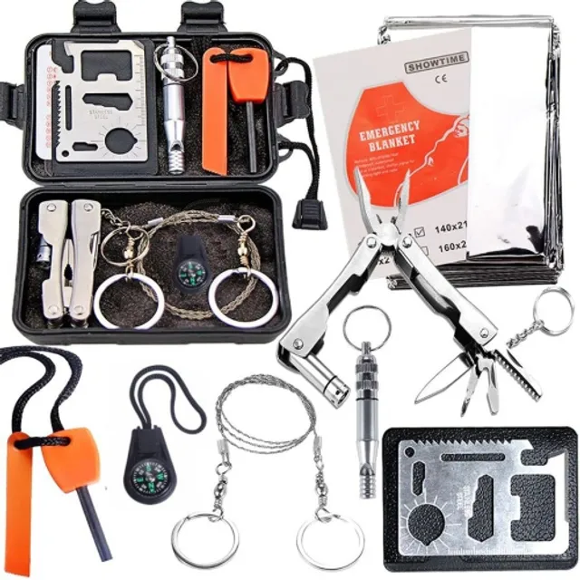 Gifts for Men Dad Husband, Survival Kits, Emergency Survival Gear and  Equipment, Fishing Hunting Birthday for Men, Camping Accessories, Cool  Gadget