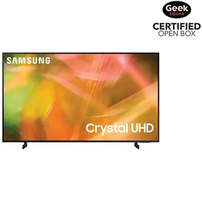 Open Box - Samsung 55" 4K UHD HDR LED Tizen Smart TV (UN55AU8000FXZC) - 2021