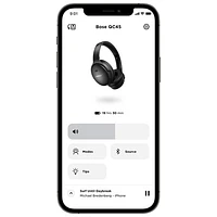 Bose QuietComfort 45 Over-Ear Noise Cancelling Bluetooth Headphones - Triple Black