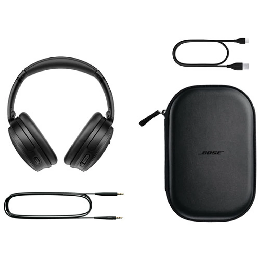 Bose QuietComfort 45 Over-Ear Noise Cancelling Bluetooth Headphones - Triple Black