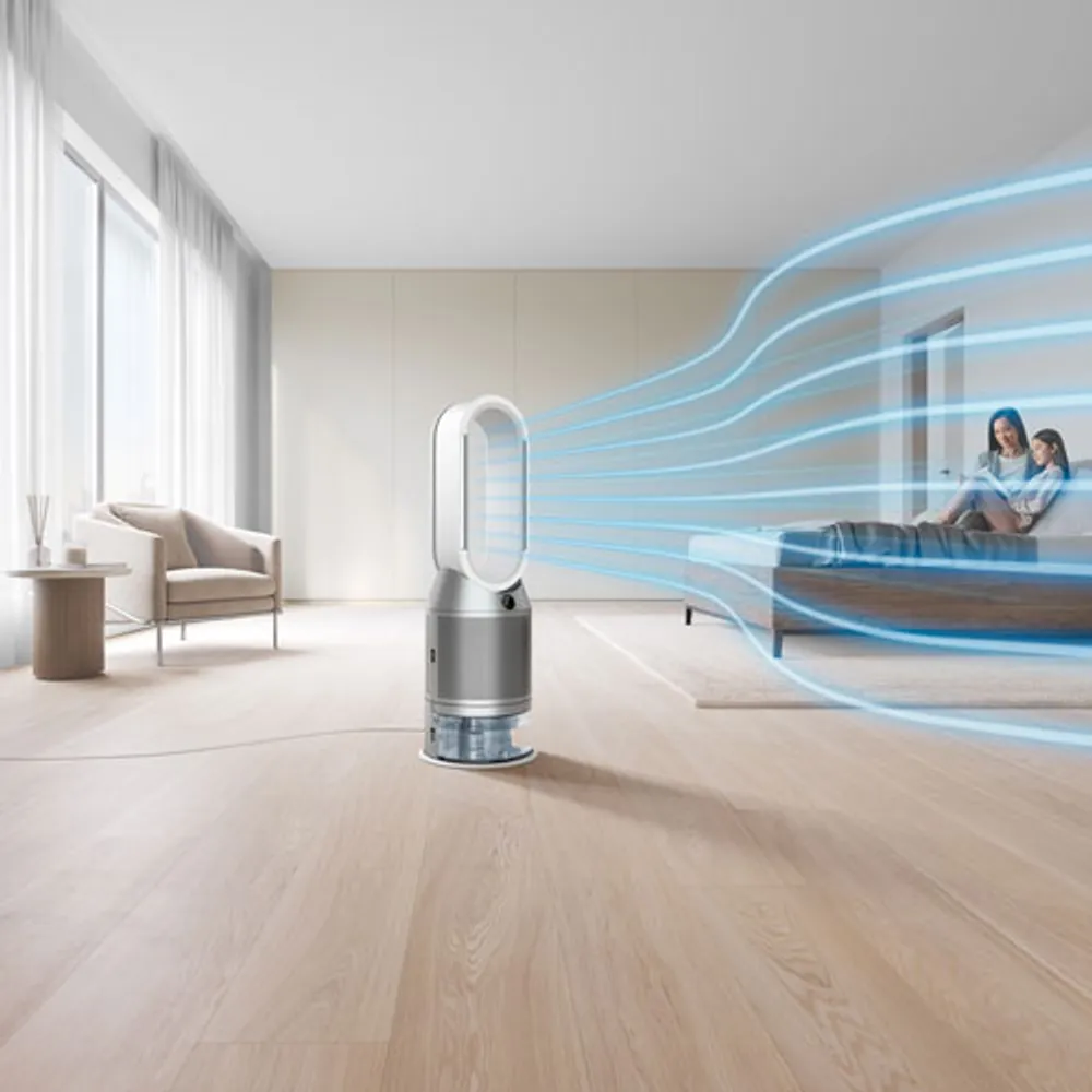 Purificateur d'air Purifier Humidify + Cool PH03 de Dyson avec filtre HEPA - Blanc/Argenté