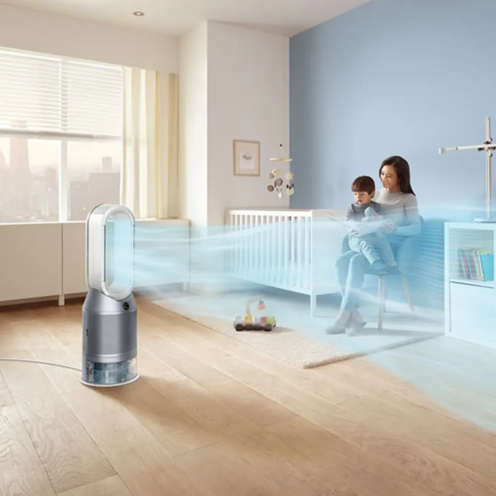 Dyson PH03 Purifier Humidify + Cool Air Purifier with HEPA Filter - White/Silver