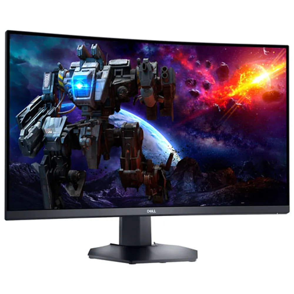 Moniteur de jeu incurvé DEL AV WQHD 1440p GTG 2 ms 165 Hz 31,5 po FreeSync Dell (S3222DGM) - Noir