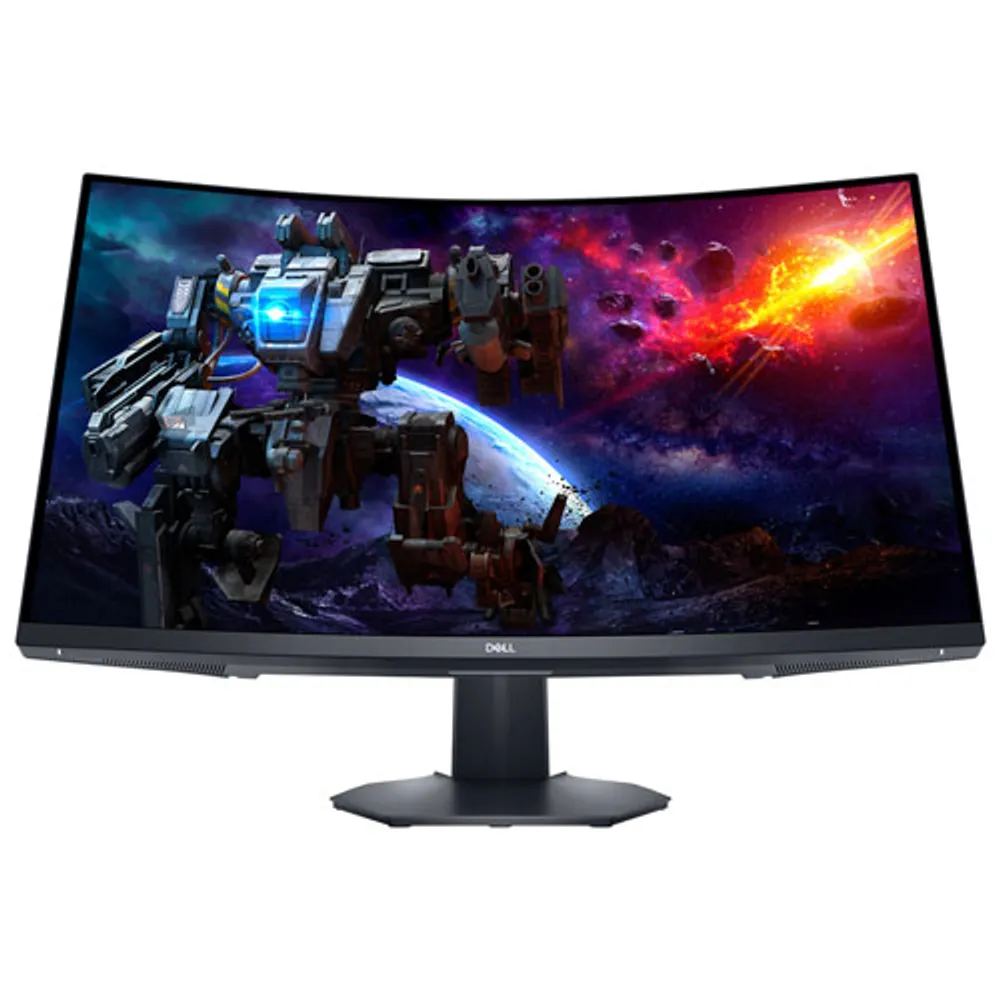 Moniteur de jeu incurvé DEL AV WQHD 1440p GTG 2 ms 165 Hz 31,5 po FreeSync Dell (S3222DGM) - Noir