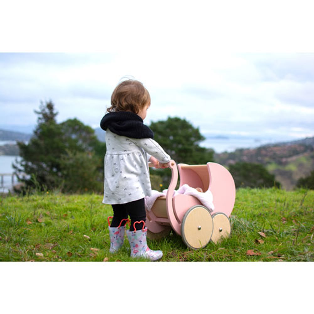 Kinderfeets Kids Pram & Walker Toy - Rose