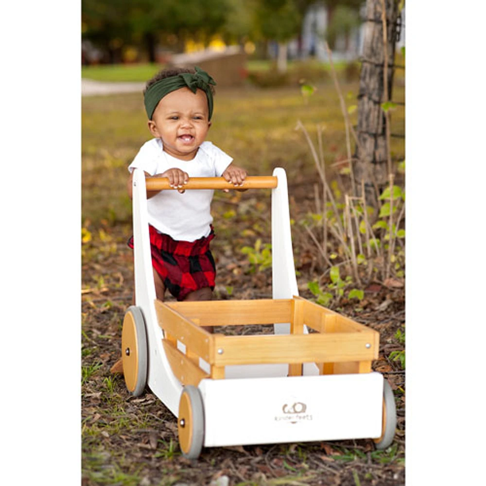 Kinderfeets Kids Cargo Walker Toy - White