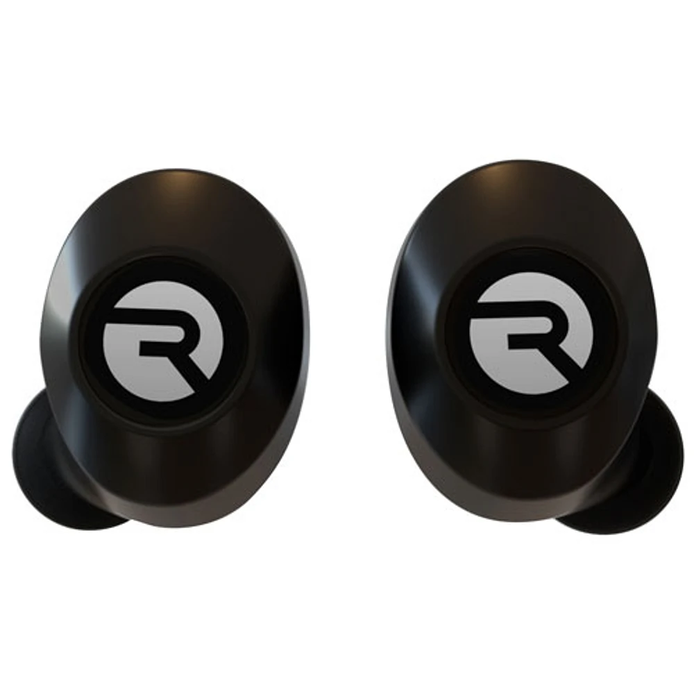 Écouteurs boutons 100 % sans fil à isolation sonore The Everyday de Raycon - Noir carbone