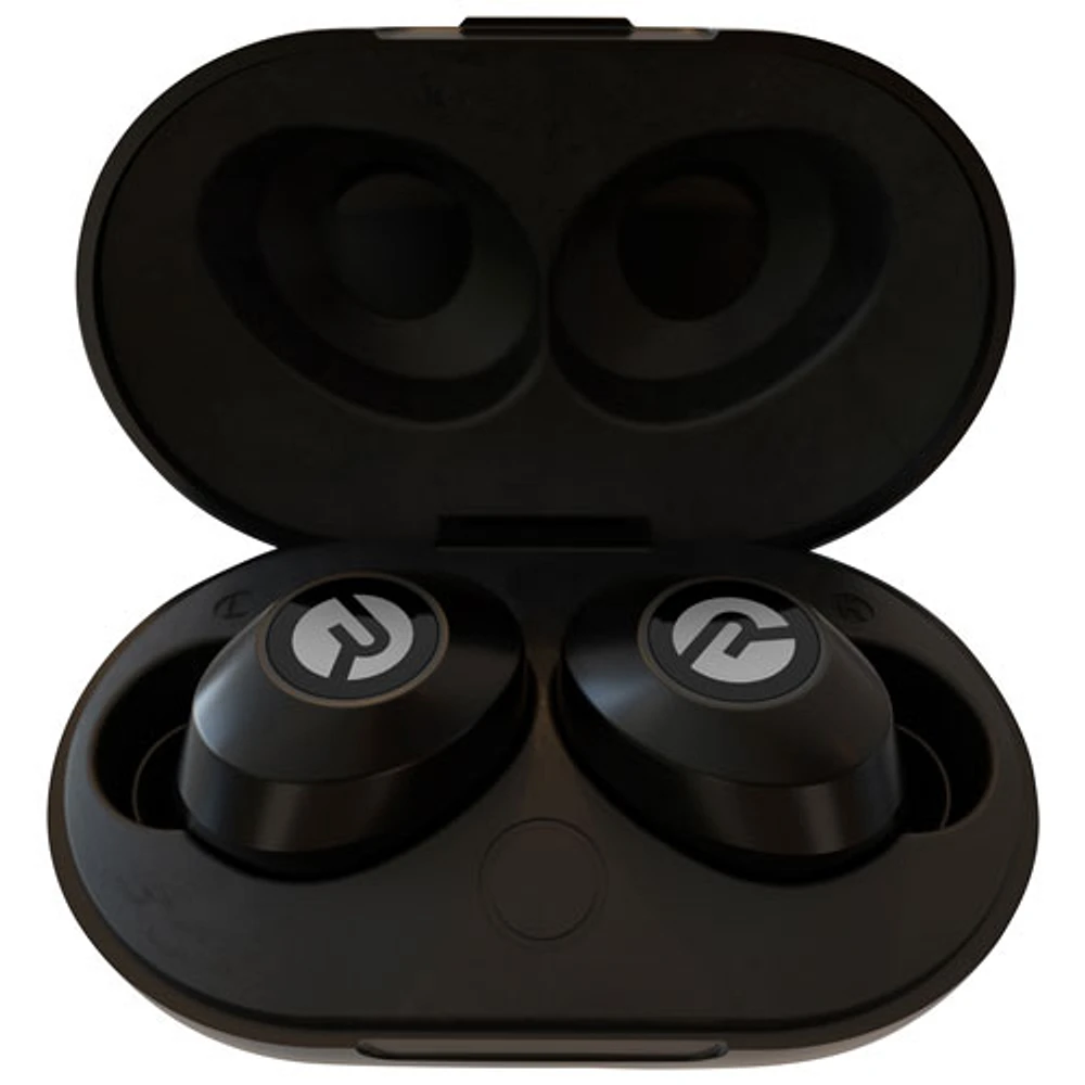 Écouteurs boutons 100 % sans fil à isolation sonore The Everyday de Raycon - Noir carbone
