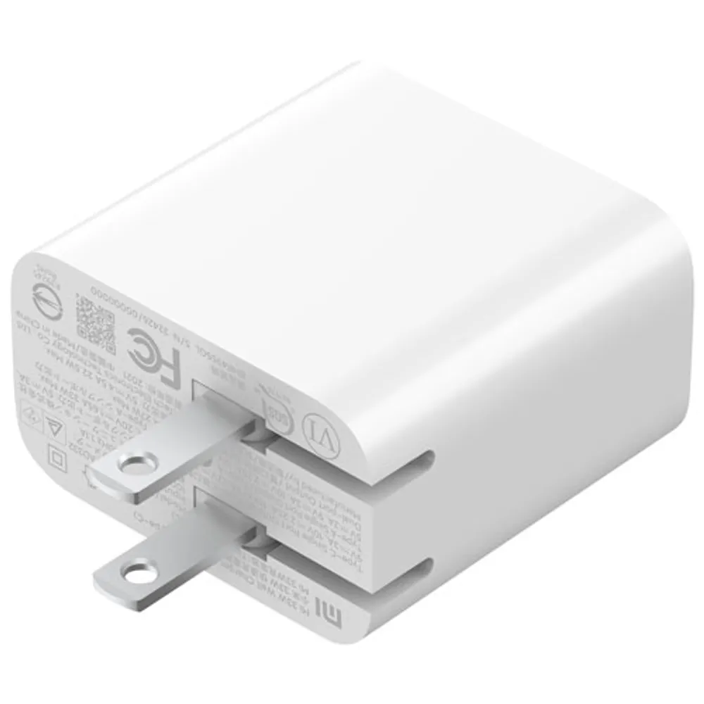 Xiaomi Mi 33W USB-C/USB-A Wall Charger - White