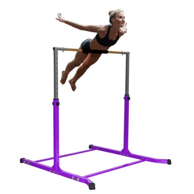 GYMPRO Gymnastics Bar Kip Bar for Kids, Adjustable Height 3 to 5