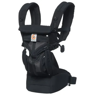 Ergobaby Omni 360 Cool Air Mesh Four Position Baby Carrier - Onyx Black