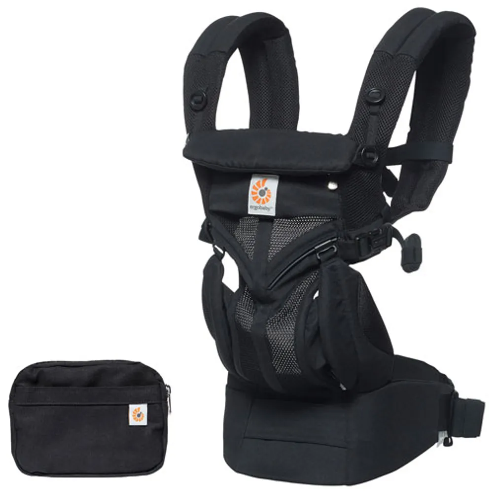 Ergobaby Omni 360 Cool Air Mesh Four Position Baby Carrier - Onyx Black