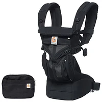 Ergobaby Omni 360 Cool Air Mesh Four Position Baby Carrier - Onyx Black