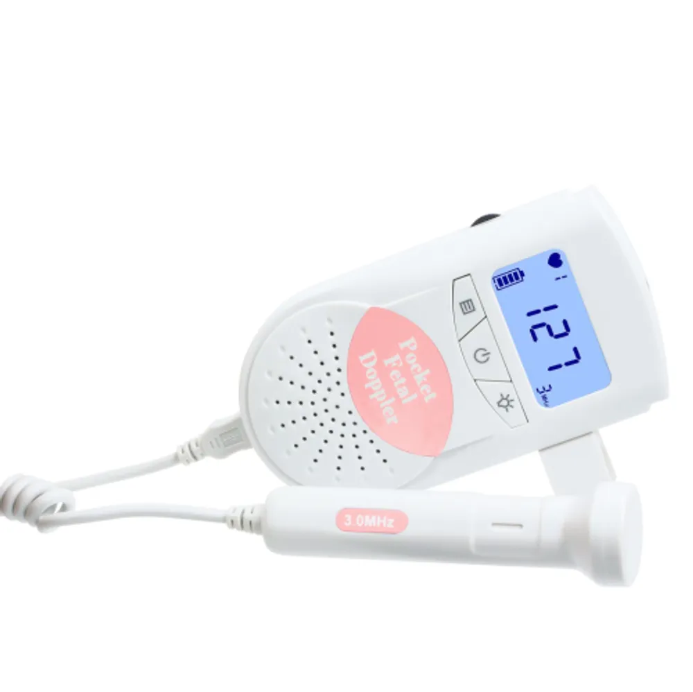 CONTEC10B New Pocket Fetal doppler 2Mhz handheld pregnant heart rate m –  ContecEurope