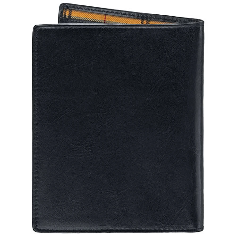 Mancini Casablanca RFID Genuine Leather Bi-fold Passport Cover