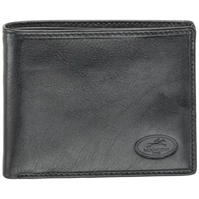 Mancini Equestrian2 RFID Genuine Leather Bi-fold Wallet