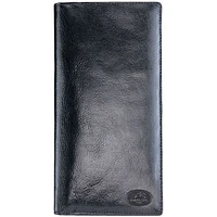 Mancini Equestrian2 RFID Genuine Leather Bi-fold Pocket Wallet - Black