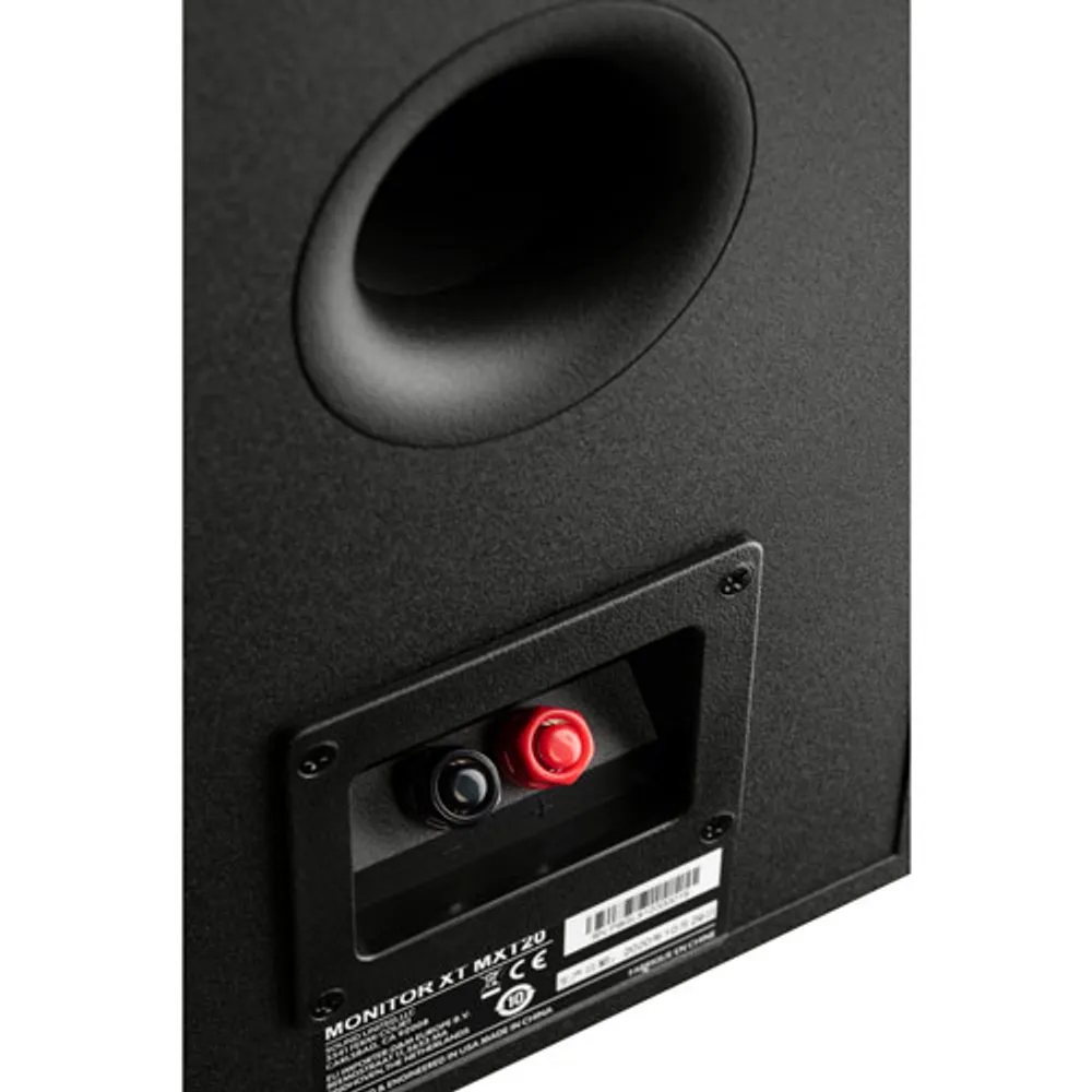 Polk Audio Monitor XT20 200-Watt Bookshelf Speaker - Pair - Midnight Black  | Coquitlam Centre