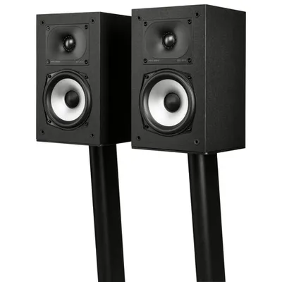 Polk Audio Monitor XT15 150-Watt Bookshelf Speaker - Pair - Midnight Black