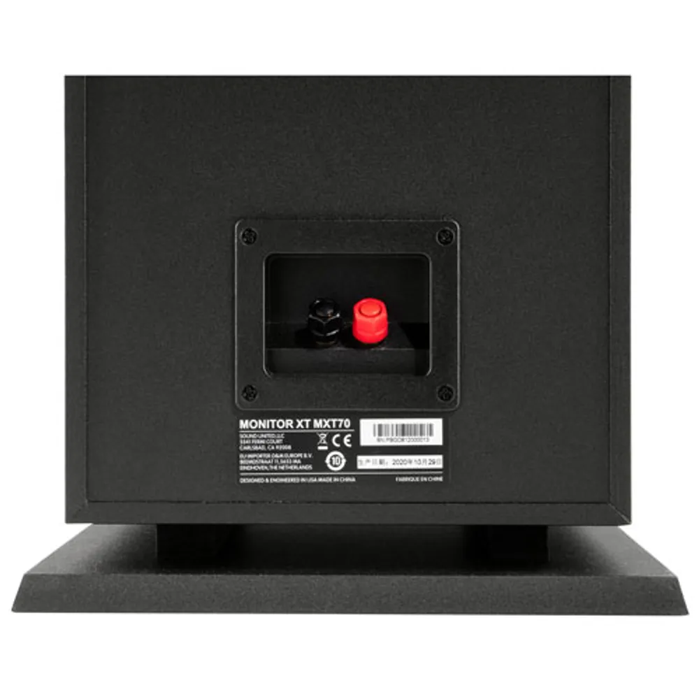 Centre Audio Speaker Midnight Tower Monitor Black Single XT70 Polk - - Coquitlam 200-Watt |
