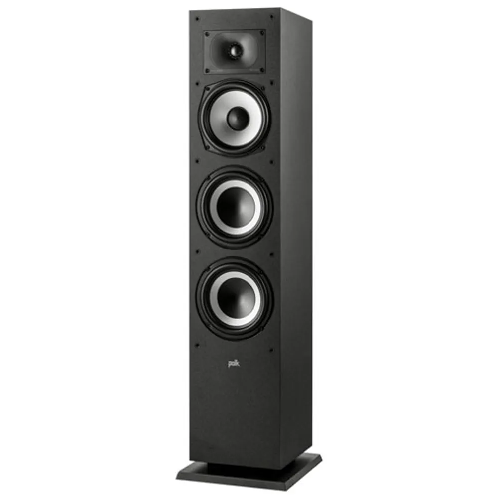 Polk Audio Monitor XT60 200-Watt Tower Speaker - Single - Midnight Black