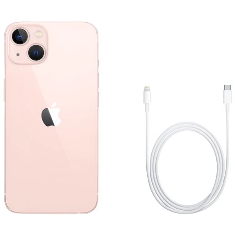 iPhone 13 de 128 Go d'Apple offert par TELUS - Rose - Financement mensuel