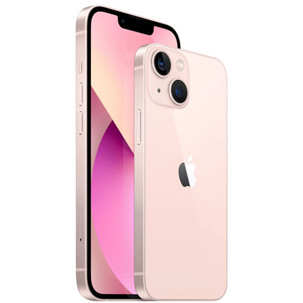 iPhone 13 de 128 Go d'Apple offert par TELUS - Rose - Financement mensuel