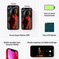 Virgin Plus Apple iPhone 13 256GB - (PRODUCT)RED - Monthly Financing