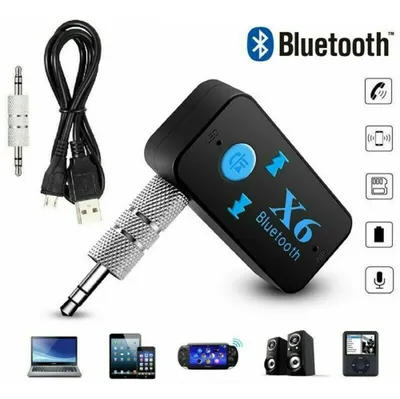 ISTAR Bluetooth 4.1 Receiver for Car, Noise Cancelling Bluetooth AUX Adapter, Bluetooth Music Receiver for Home Stereo/Wired Headphones/Hands-Free Call