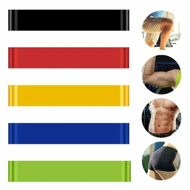 Resistance Exercise Bands, Polygon Fabric Non Slip Hip Bands for