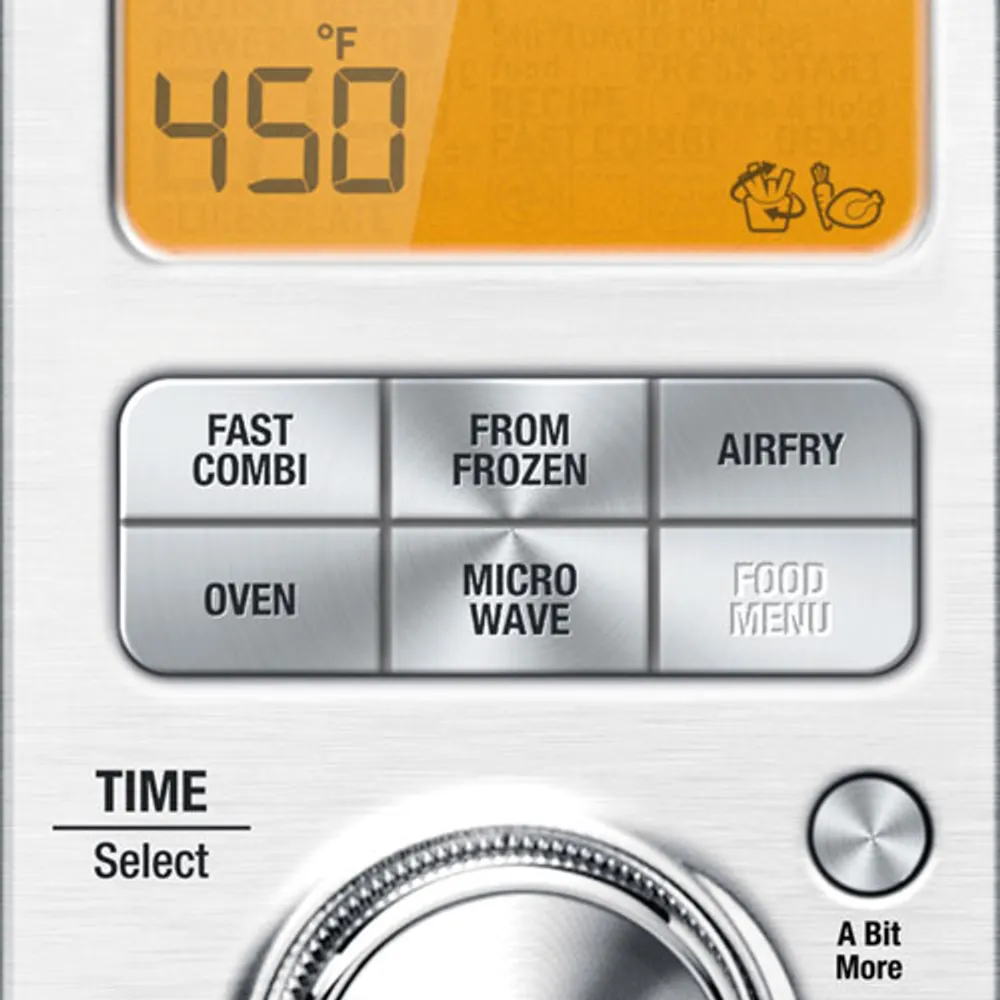 Micro-ondes à convection/Friteuse à air chaud 3-en-1 Combi Wave de Breville - 1,1 pi³ - Acier inoxydable noir