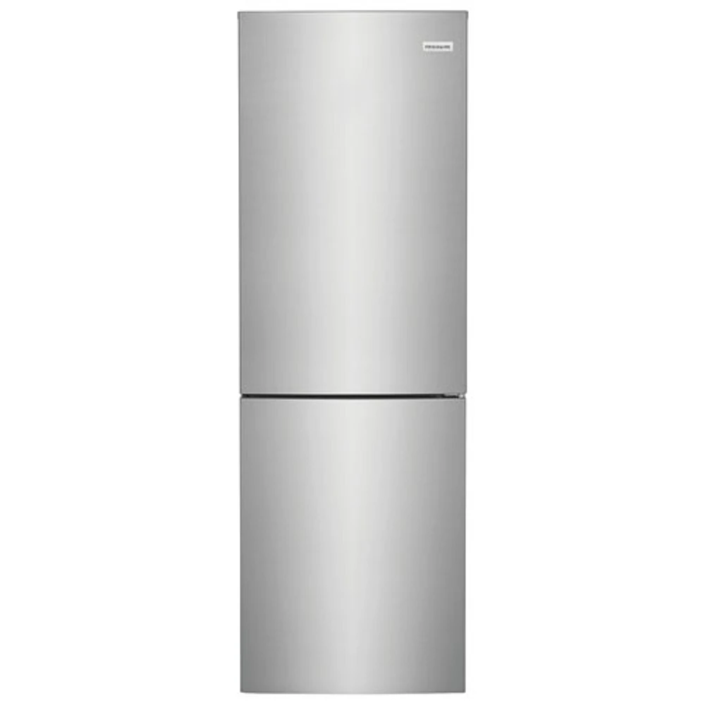 Frigidaire 24" 11.5 Cu Ft Bottom Freezer Refrigerator with LED Lighting (FRBG1224AV) -Stainless Steel