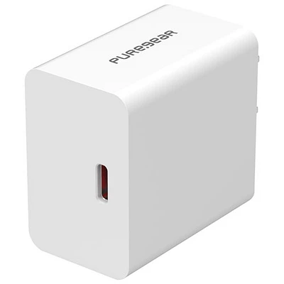 PureGear 25W USB-C Wall Charger - White