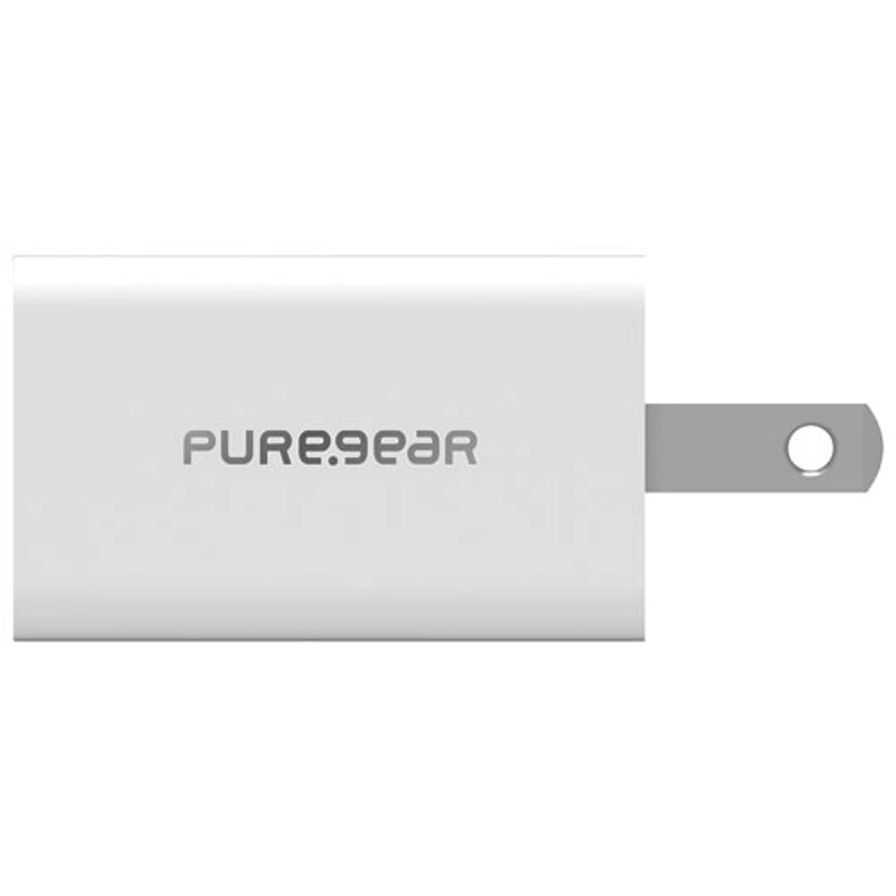 Chargeur mural USB-C de 25 W de PureGear - Blanc