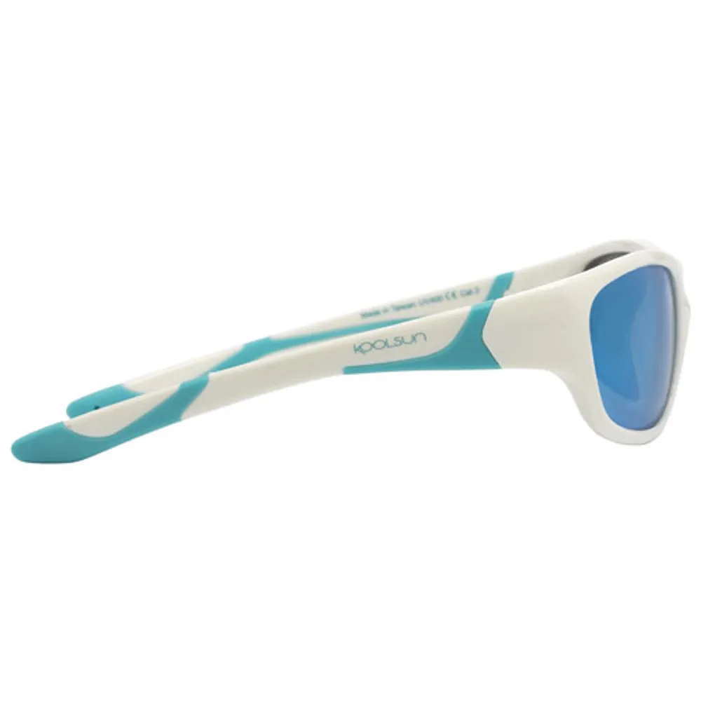 Koolsun S3+ Sport Sunglasses - White Ice Blue