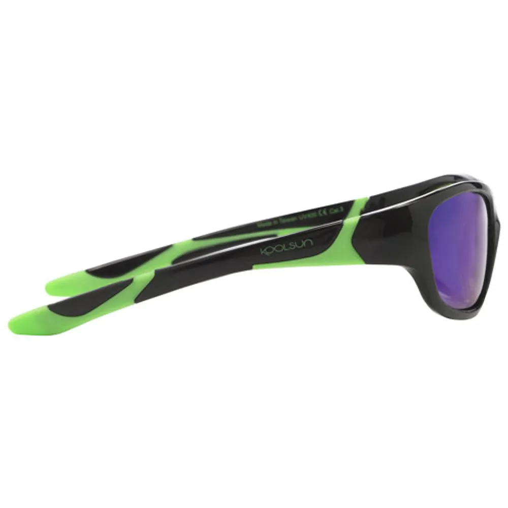 Koolsun S3+ Sport Sunglasses - Black Lime