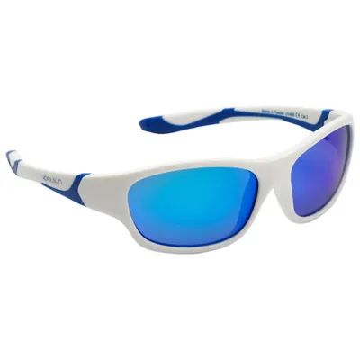 Lunettes de soleil Sport S3+ de Koolsun - Blanc/Bleu royal