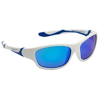 Koolsun S6+ Sport Sunglasses - White Royal Blue