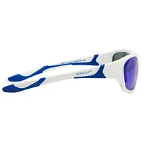 Koolsun S6+ Sport Sunglasses - White Royal Blue