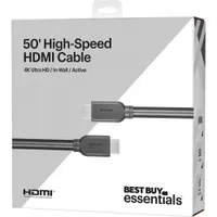 Best Buy Essentials 15.24m (50 ft.) HDMI Cable - Only at Best Buy