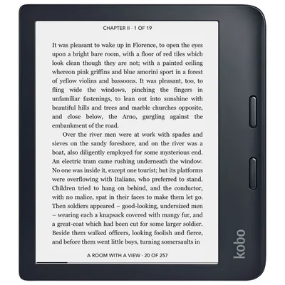 Kobo Libra 2 7" Digital eReader with Touchscreen - Black