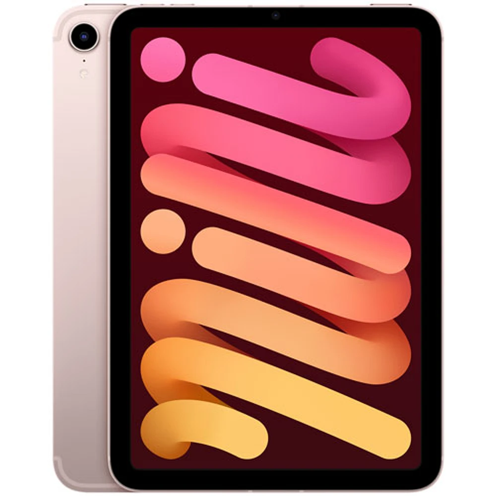 Apple iPad mini 8.3" 64GB with Wi-Fi & 5G (6th Generation) - Pink