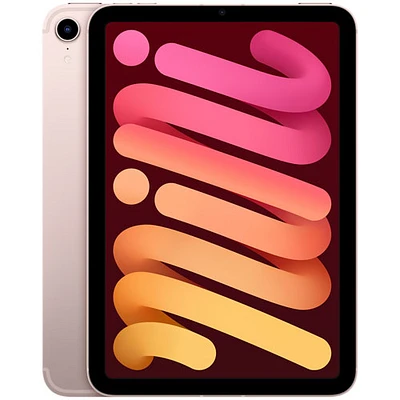 Apple iPad mini 8.3" 64GB with Wi-Fi & 5G (6th Generation) - Pink