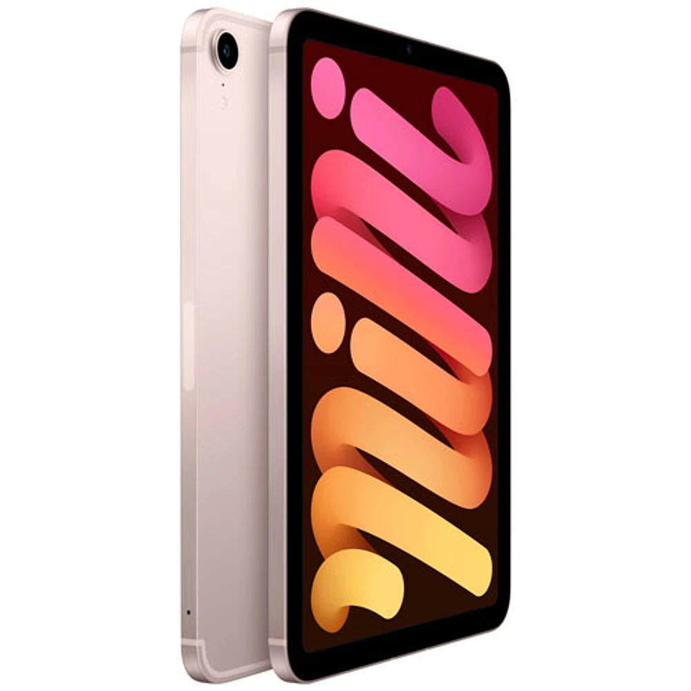 Apple iPad mini 8.3" 64GB with Wi-Fi & 5G (6th Generation) - Pink