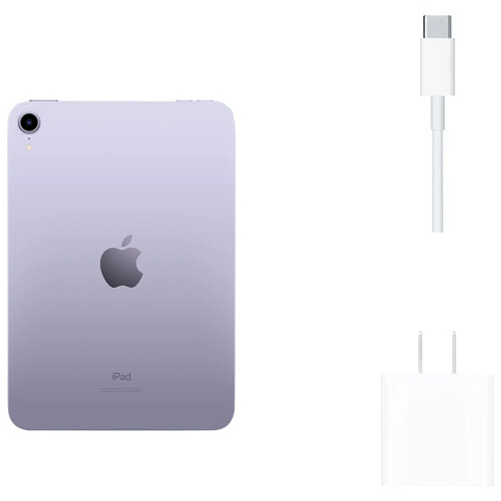 Apple iPad mini 8.3" 64GB with Wi-Fi (6th Generation) - Purple