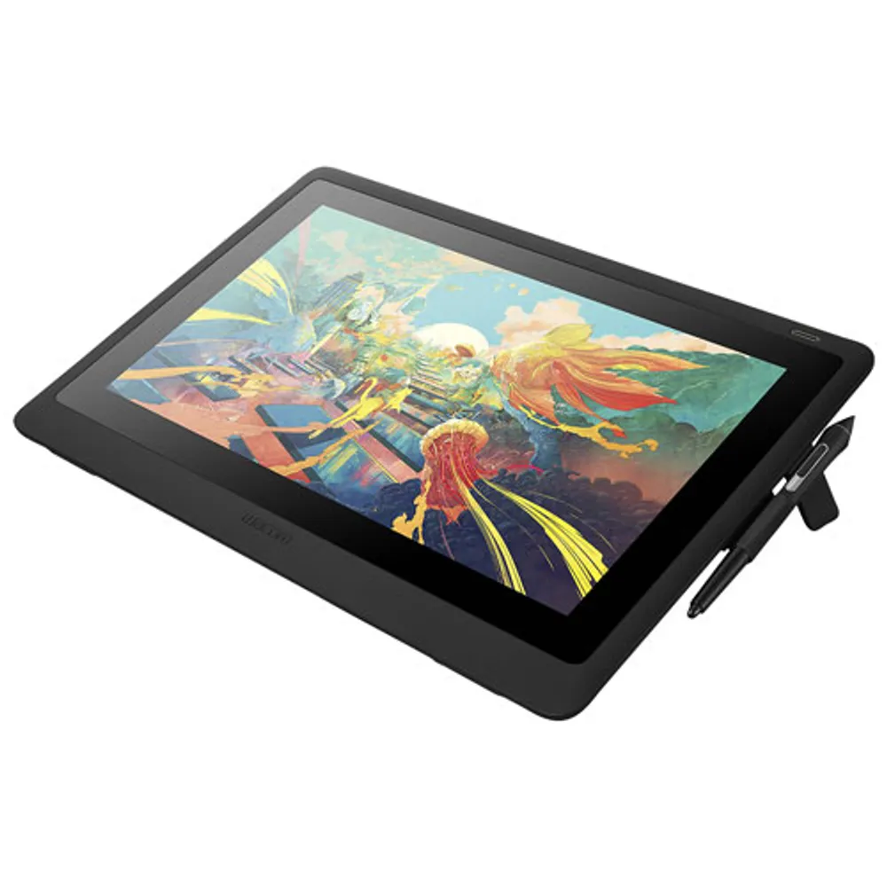 Wacom Cintiq 16 Creative Pen Display 13.6"x7.6" Graphic Tablet with Pro Pen 2 Stylus (DTK1660K0A)